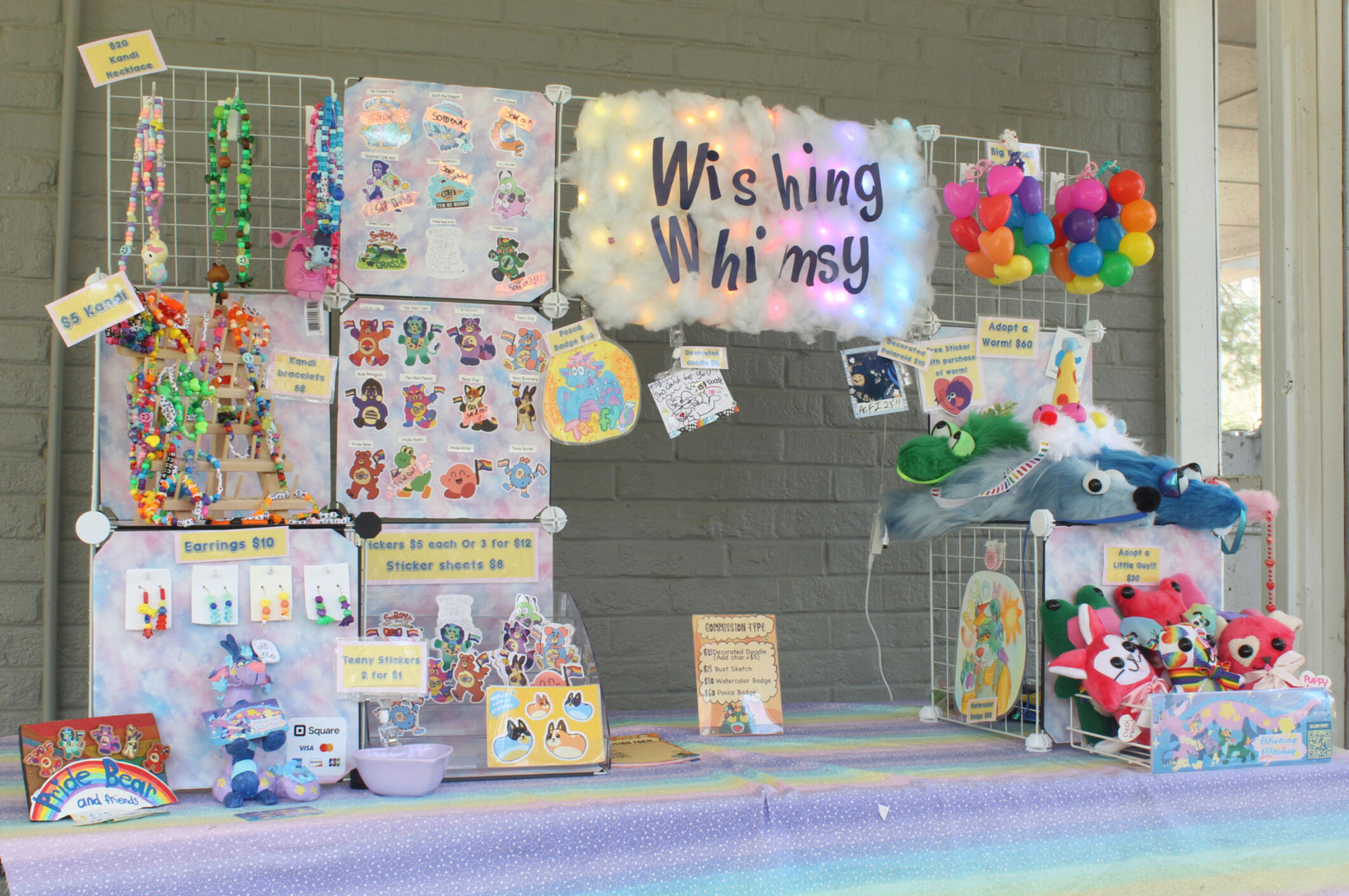 Artist Table Display